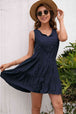Tassel Tie Lace Trim Sleeveless Dress -BazaarBey - www.shopbazaarbey.com