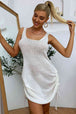 Drawstring Backless Mini Dress -BazaarBey - www.shopbazaarbey.com