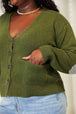   Long Sleeve V Neck Button Down Cardigan Trendsi