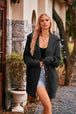 Collared Neck Button-Up Cardigan with Pockets Trendsi