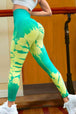 Tie-Dye High Waist Sports Leggings Bazaarbey