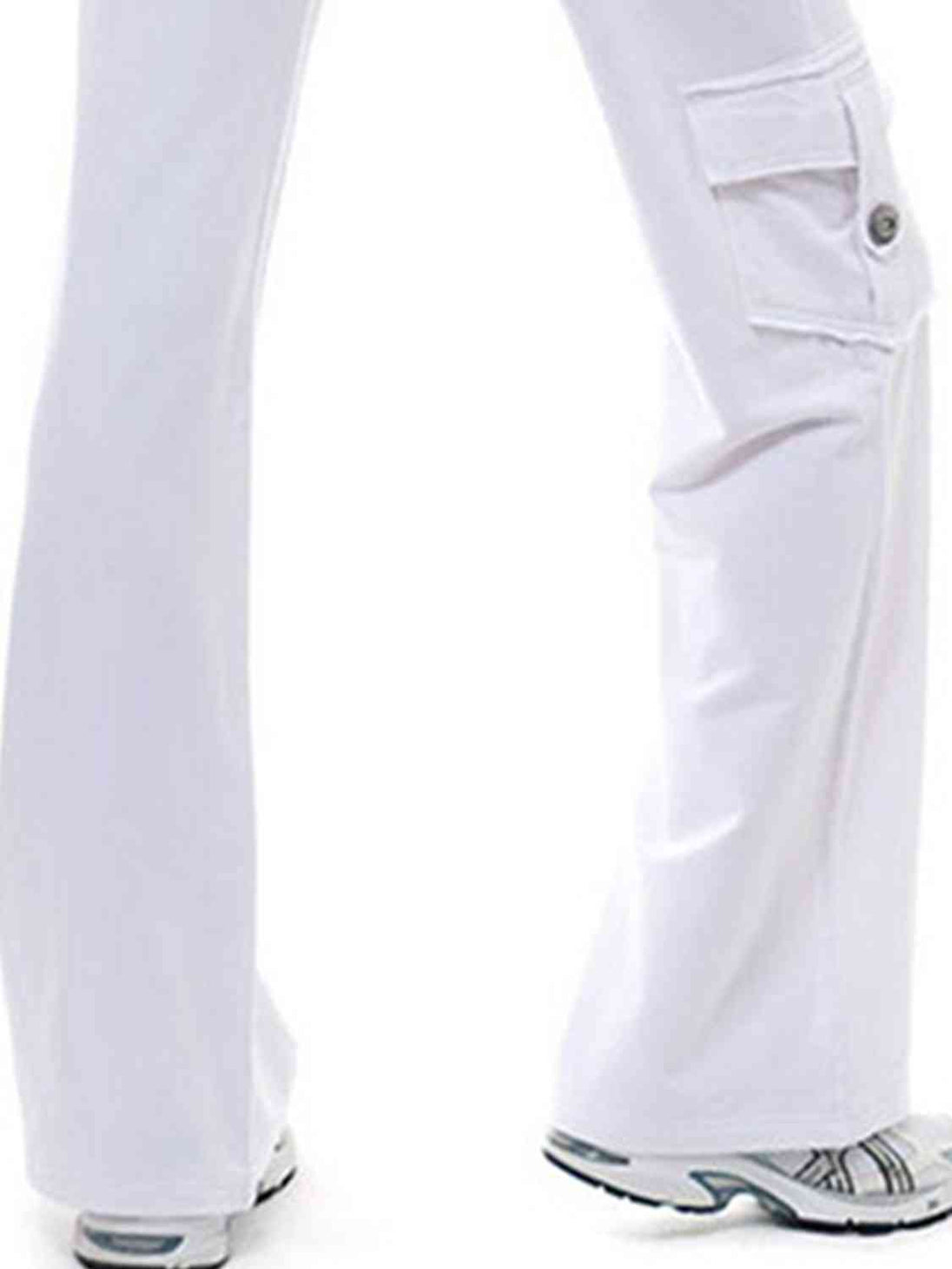Mid Waist Pants with Pockets Bazaarbey