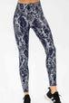 Animal Print Slim Fit Wide Waistband Long Sports Pants Bazaarbey