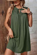 Tied Crochet Detail Cutout Dress -BazaarBey - www.shopbazaarbey.com
