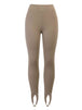Ribbed Mid Waist Leggings Bazaarbey