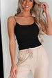 Ribbed Scoop Neck Cami Bazaarbey