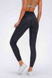 Wide Seamless Band Waist Sports Leggings Bazaarbey