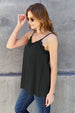  Full Size Lace Trim V-Neck Cami Bazaarbey