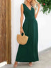  Neck Sleeveless Maxi Dress -BazaarBey - www.shopbazaarbey.com
