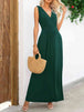  Neck Sleeveless Maxi Dress -BazaarBey - www.shopbazaarbey.com