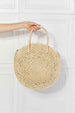  Beach Date Straw Rattan Handbag in Ivory Trendsi