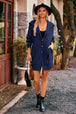 Collared Neck Button-Up Cardigan with Pockets Trendsi