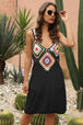  Sleeveless Embroidery Dress -BazaarBey - www.shopbazaarbey.com