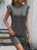 Round Neck Butterfly Sleeve Dress with Pocket -BazaarBey - www.shopbazaarbey.com