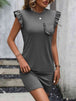 Round Neck Butterfly Sleeve Dress with Pocket -BazaarBey - www.shopbazaarbey.com