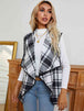 Plaid  Vest Trendsi