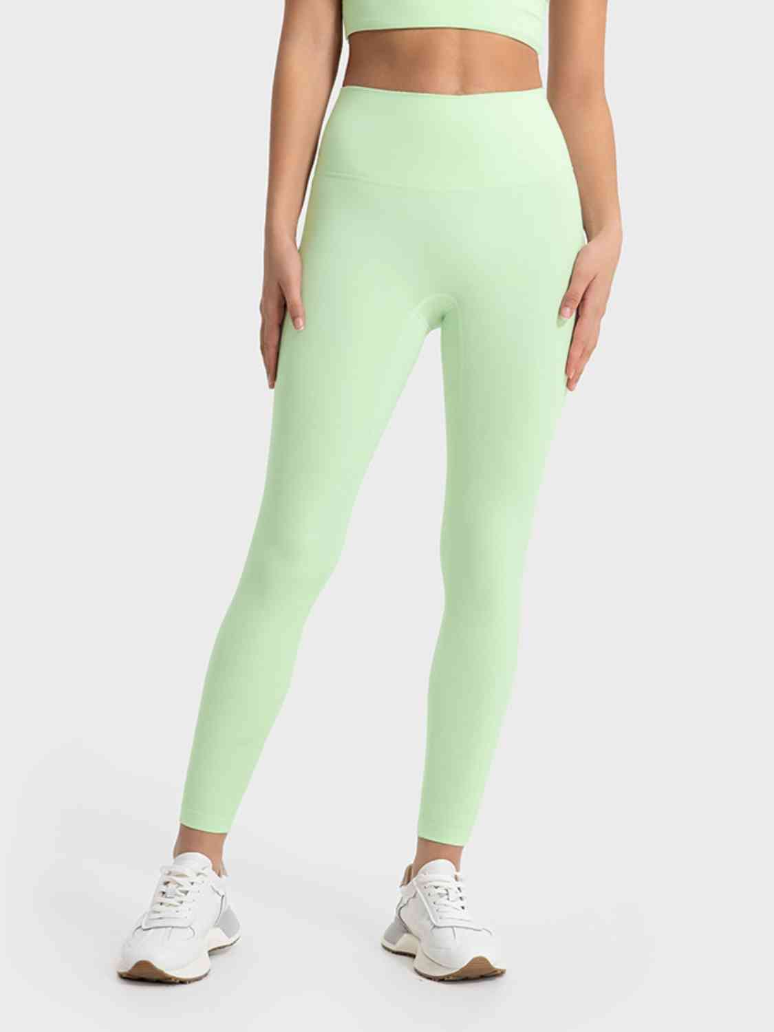 Wide Waistband Sports Leggings Bazaarbey