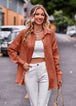 Dropped Shoulder Longline Shirt Bazaarbey