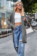  Dropped Shoulder  Cardigan Bazaarbey