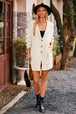 Collared Neck Button-Up Cardigan with Pockets Trendsi