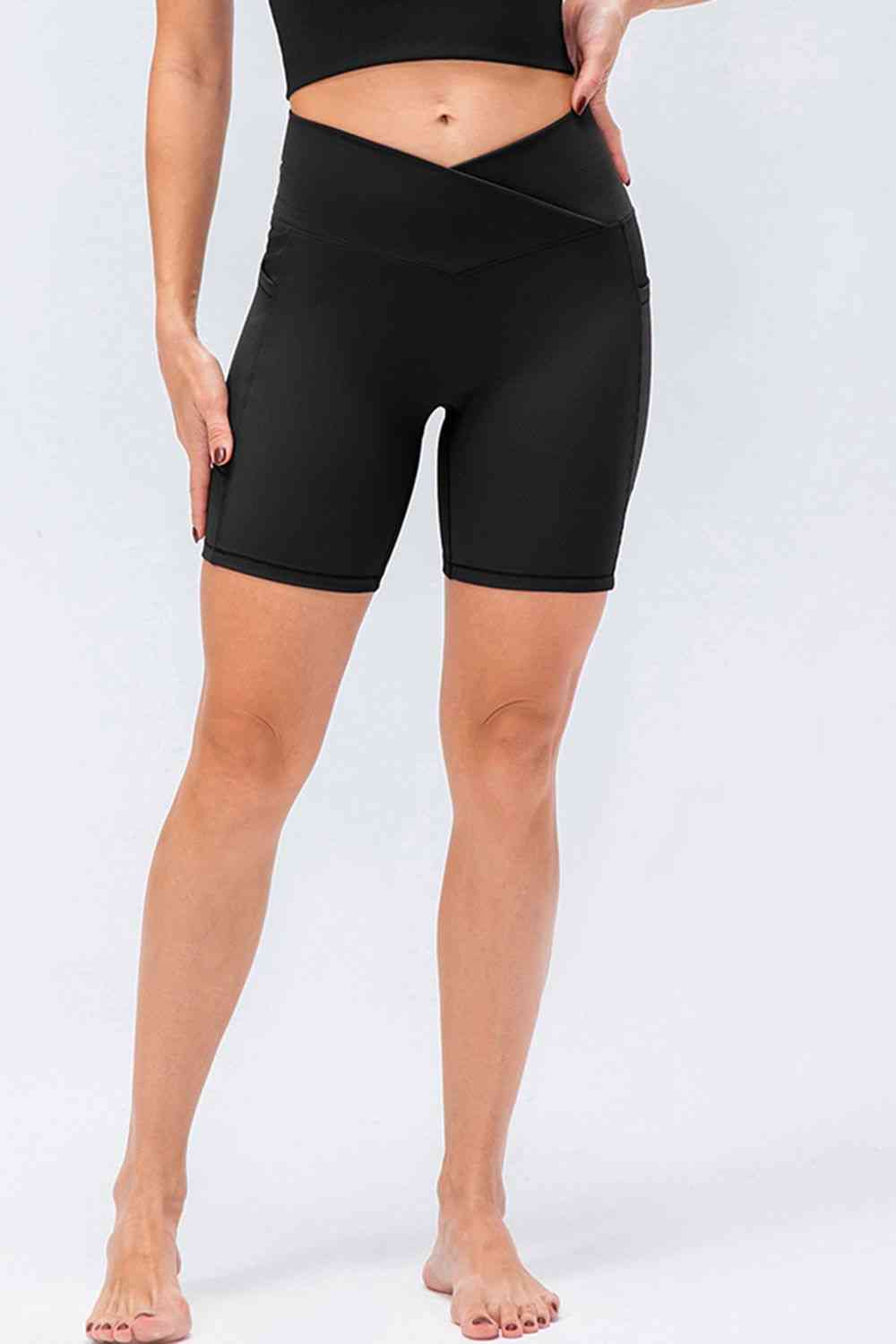 Slim Fit V-Waistband Sports Shorts Bazaarbey