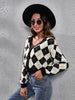  Button Up Long Sleeve Cardigan Trendsi