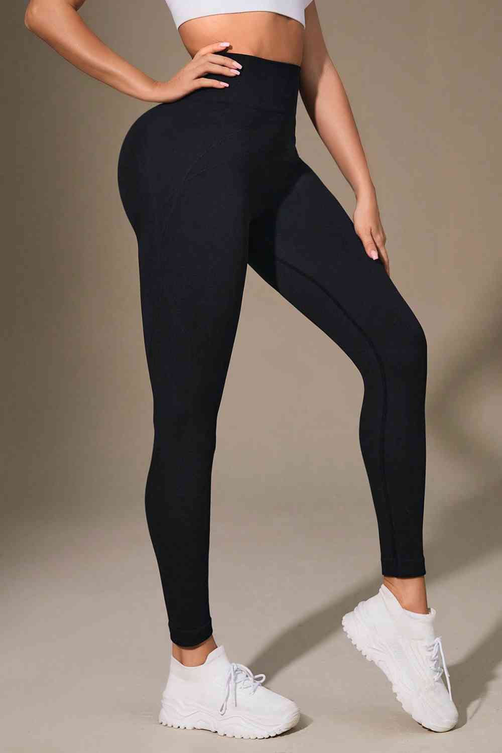 Wide Waistband Sports Leggings Bazaarbey