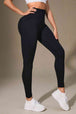 Wide Waistband Sports Leggings Bazaarbey
