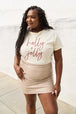  Full Size Letter Graphic Short Sleeve T-Shirt Trendsi