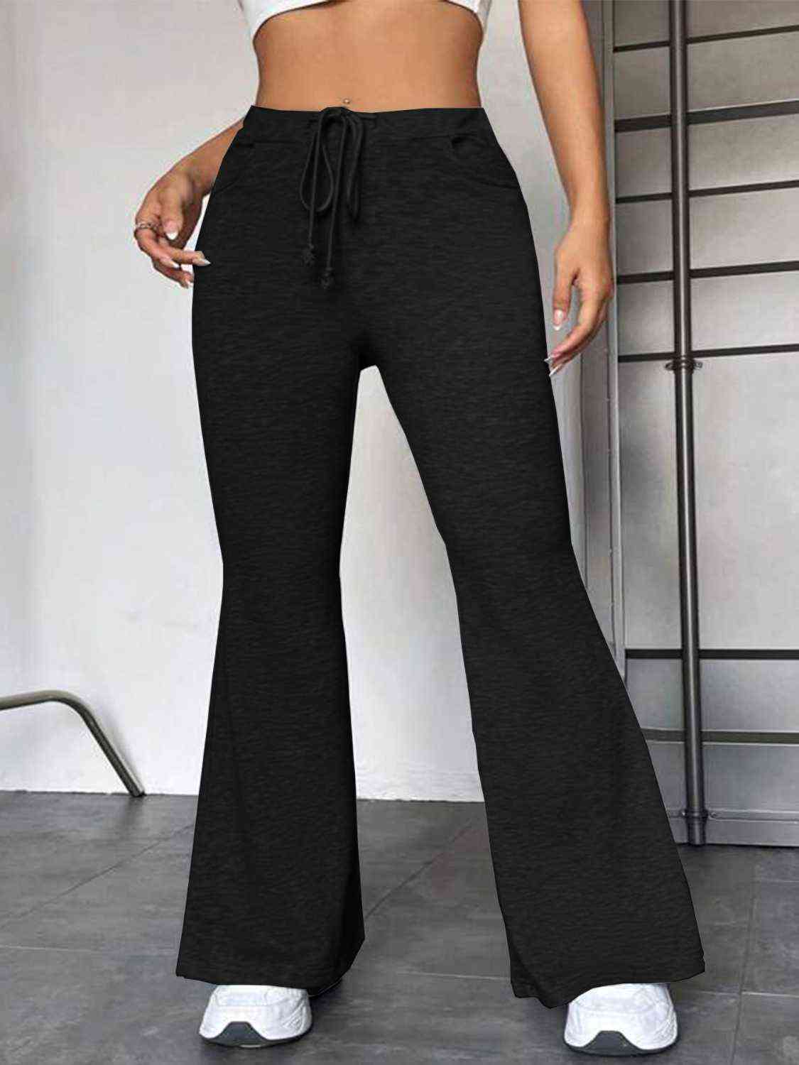 Drawstring Sweatpants with Pockets Bazaarbey