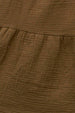 Ruffle Hem Balloon Sleeve Mini Dress -BazaarBey - www.shopbazaarbey.com