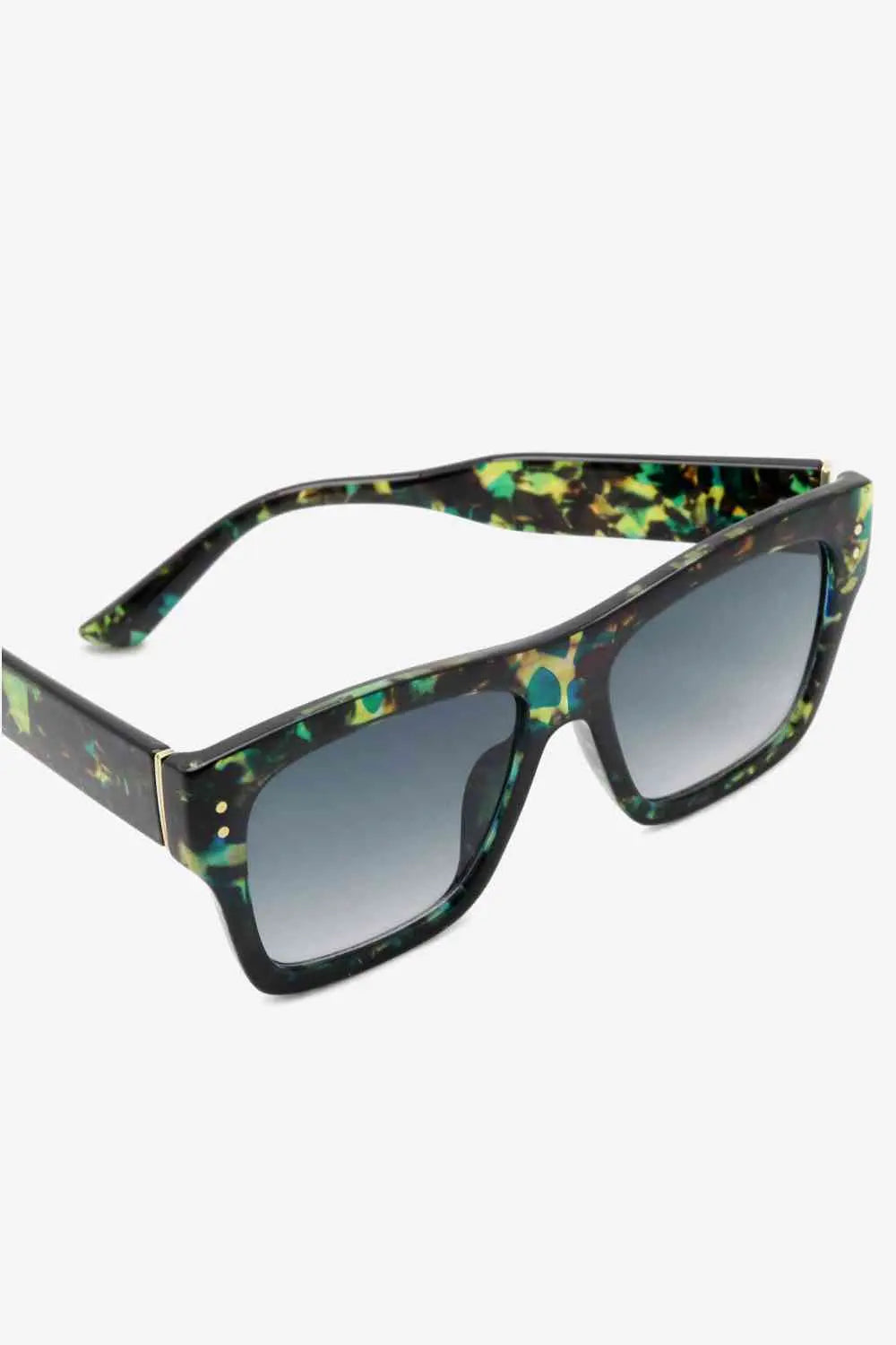 UV400 Patterned ycarbonate Square Sunglasses Trendsi