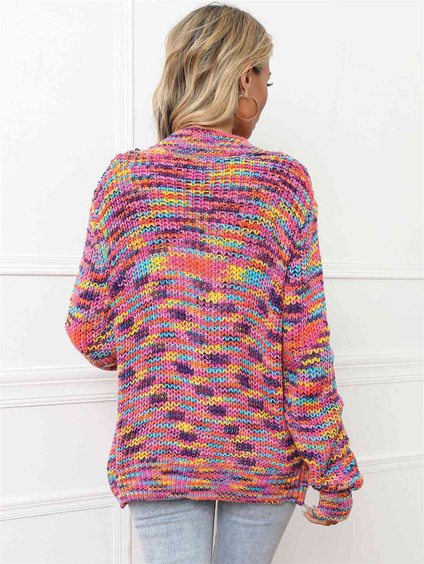 V-Neck Long Sleeve Cardigan Bazaarbey