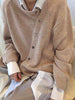 Dropped Shoulder Buttoned Cardigan Bazaarbey