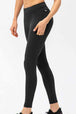 Full Size Slim Fit High Waist Long Sports Pants with Pockets Bazaarbey