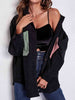 Patch Pocket Dropped Shoulder Shirt Jacket Trendsi