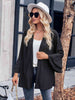Eyelet Bell Sleeve Cardigan Trendsi