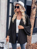 Eyelet Bell Sleeve Cardigan Trendsi