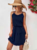 Frill Trim Spaghetti Strap Mini Dress -BazaarBey - www.shopbazaarbey.com
