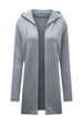 Open Front Longline Hooded Cardigan Bazaarbey
