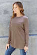  Full Size Round Neck Long Sleeve Top Trendsi