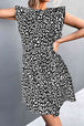 Leopard Round Neck Mini Dress -BazaarBey - www.shopbazaarbey.com