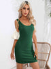 Scoop Neck Sleeveless Bodycon Dress Bazaarbey