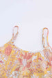 Floral Spaghetti Strap Tiered Dress -BazaarBey - www.shopbazaarbey.com