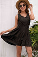 Tassel Tie Lace Trim Sleeveless Dress -BazaarBey - www.shopbazaarbey.com