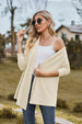 Open Front Long Sleeve Cardigan Bazaarbey