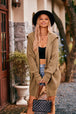 Collared Neck Button-Up Cardigan with Pockets Trendsi
