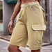 Denim Cargo Shorts with Pockets Bazaarbey