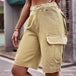 Denim Cargo Shorts with Pockets Bazaarbey
