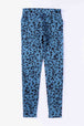 Leopard Print Wide Waistband Leggings Bazaarbey
